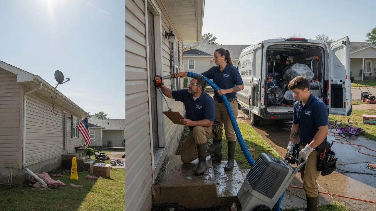 Ceiling Water Damage Restoration in Belgium, WI near me